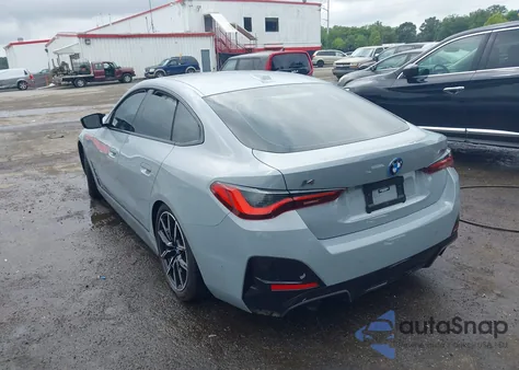 2023 BMW I4 M50 из США, поврежденный, VIN WBY33AW0XPFP05542